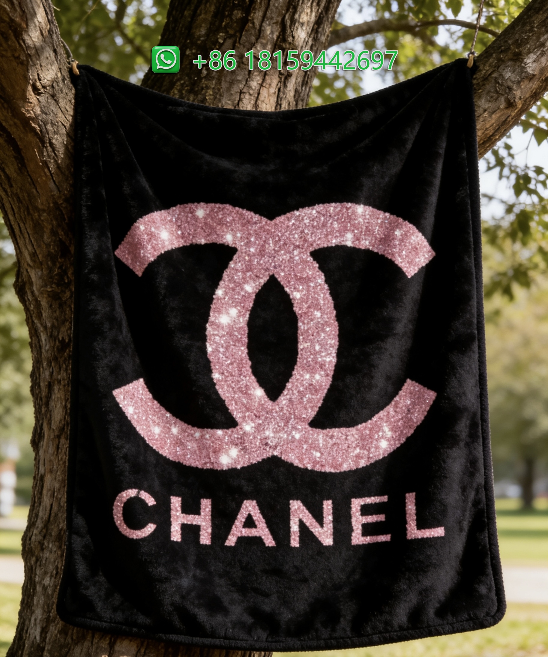 Chanel Throw Blankets